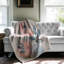 Motif de fleurs Wabi Sabi - 1 pièce Sherpa Premium-101949727