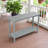 Outdoor 48'' Patio HDPE Adirondack 2-Tier Shelf Console Table, Rectangular Table Side Table, All-Weather Resistance-1156715851