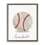 Cadre de baseball flottant Let's Play Ball, design par Christine Simpson Art-670556149-670556150