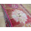 Tapis de couloir rouge en laine noué à la main de conception unique 2 pi 10 po x 11 pi 6 po Mailon