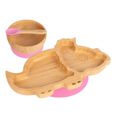 Tiny Dining - Children's Bamboo Suction Dinosaur Dinner