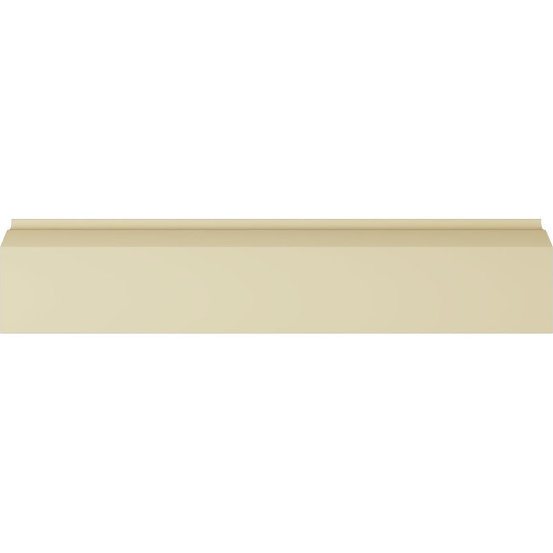 Primed Polyurethane Flower Drop Crown Moulding 94.5"