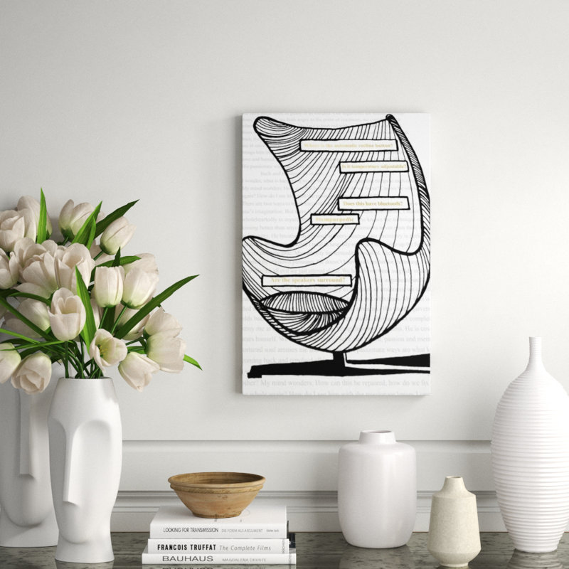 Sit Down Print by Kelli Ellis, Glass Coat, 24" H x 16" W x 1.5" D