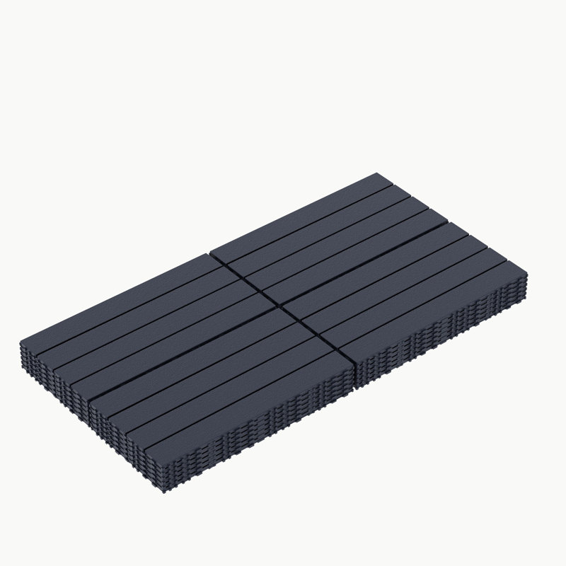 Carrelage de sol à bricolage, Gris foncé