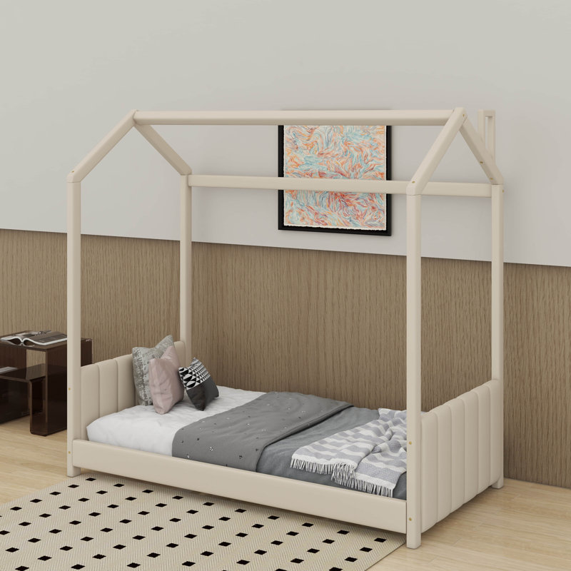 Lit en bois House House, Lit simple