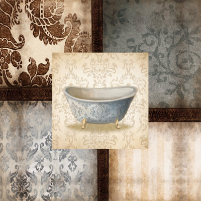 Patchy Tub 5 - Wrapped Canvas Print