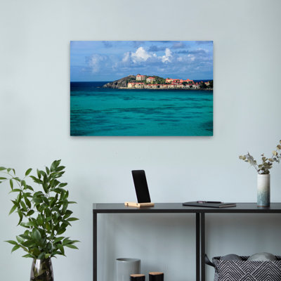 Île de Haven, océan, océan, art côtier, art abstrait, art contemporain