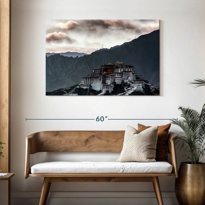 Adella Potala Palace Evening Glow, 30" H x 45" W