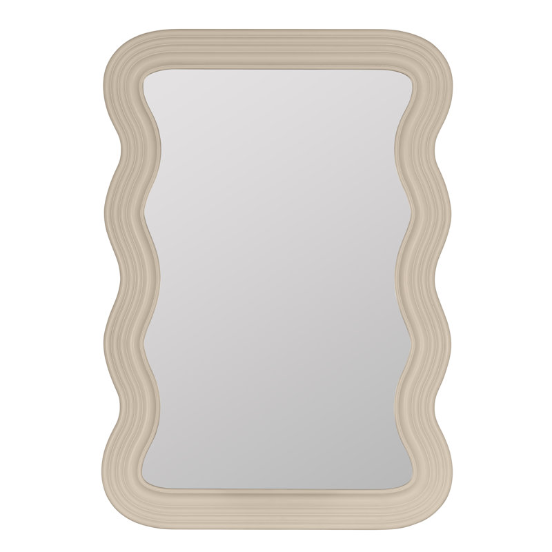 Frances Wall Mirror, Natural Linen