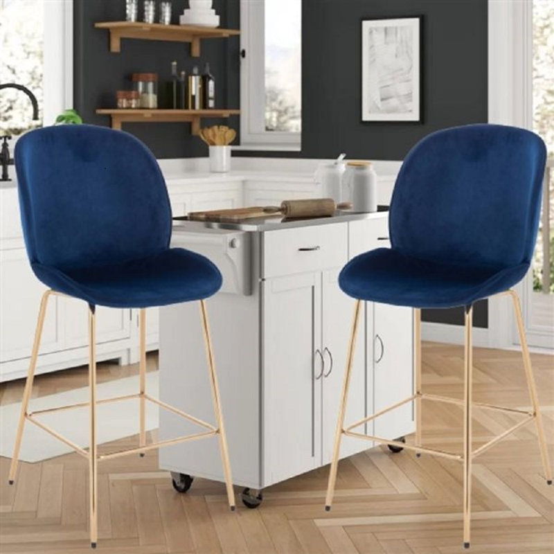 Tabouret de comptoir 26,5 po Stouferberg, Bleu