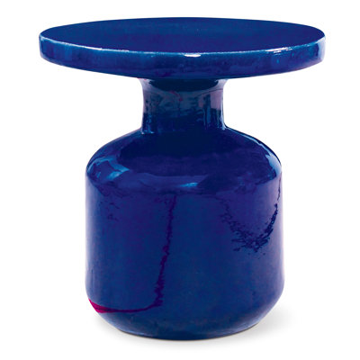 Bottle Ceramic Side Table by Seasonal Living