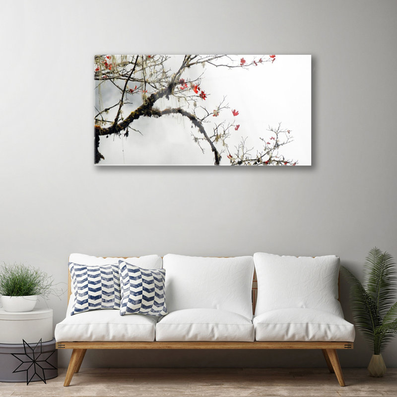 Nature Branch - No Frame Print on Glass