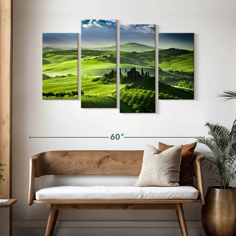 Vallée d'Alvord San Quirico D'Orcia, H 32 po x l 52 po