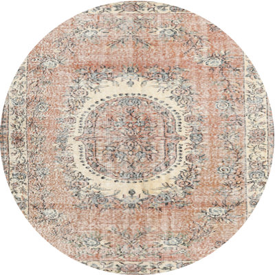 Tapis oriental multicolore tissé à la machine Oriental