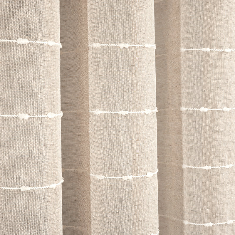 Sheer Curtain Single Panel, Neutral