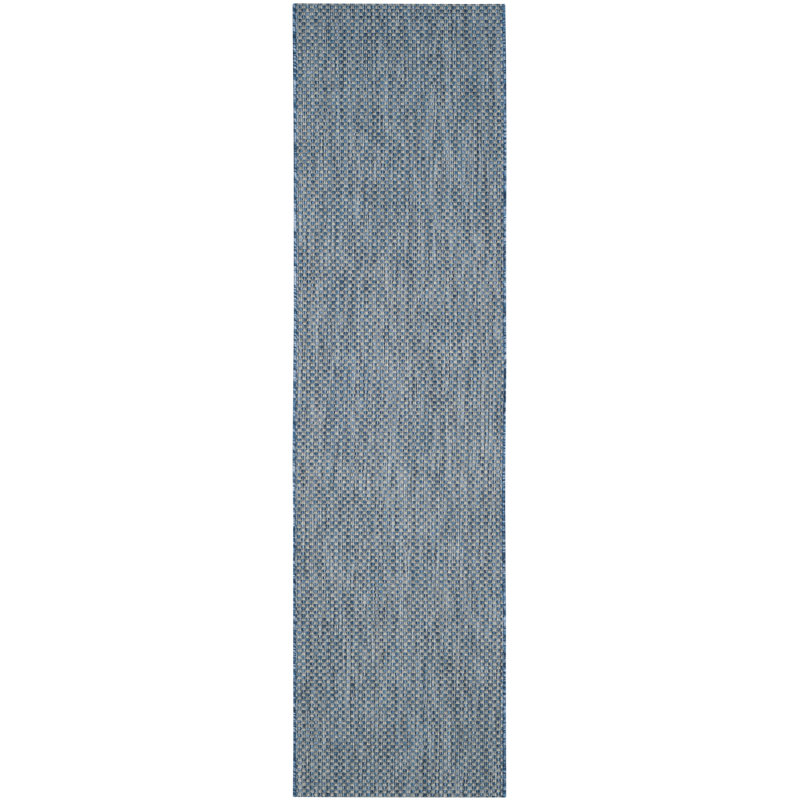 Tapis intérieur / extérieur gris Herzberg Mull, Tapis de couloir 2 pi 3 po x 18 pi