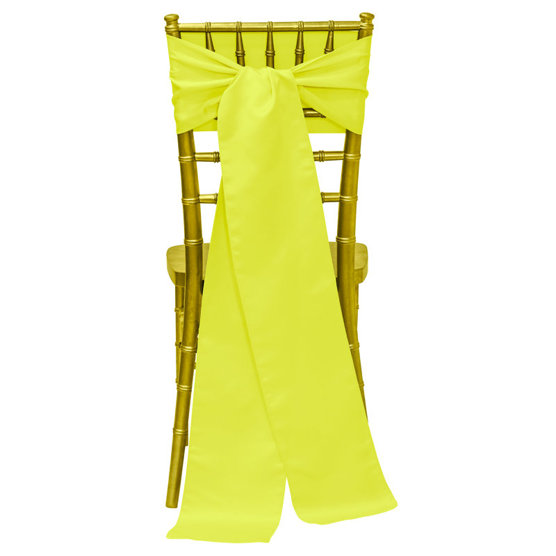 Housse pour chaise de salle à manger, Citron