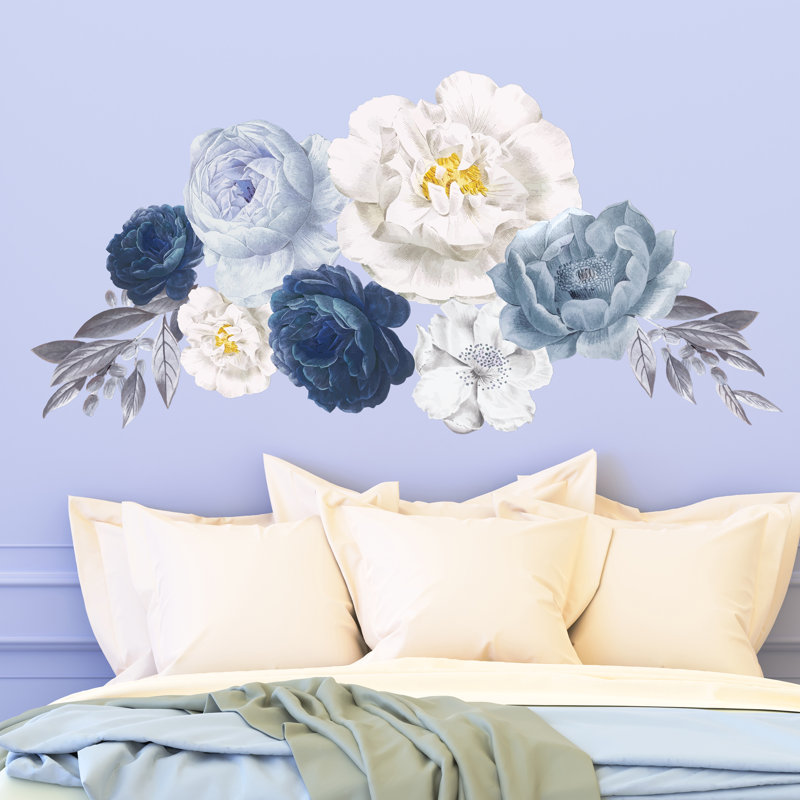 Adhésif décoratif pivoines élégantes