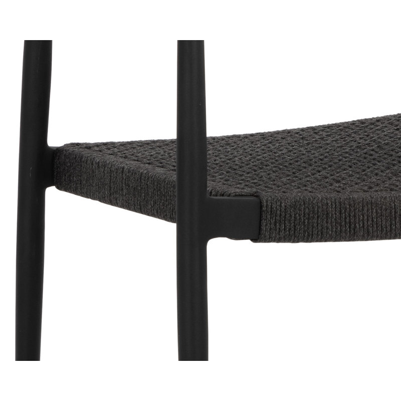 Outdoor Dining Armchair, Black
