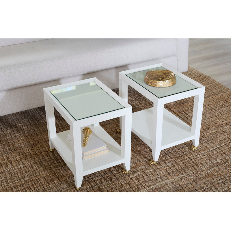 Isadora End Table, White