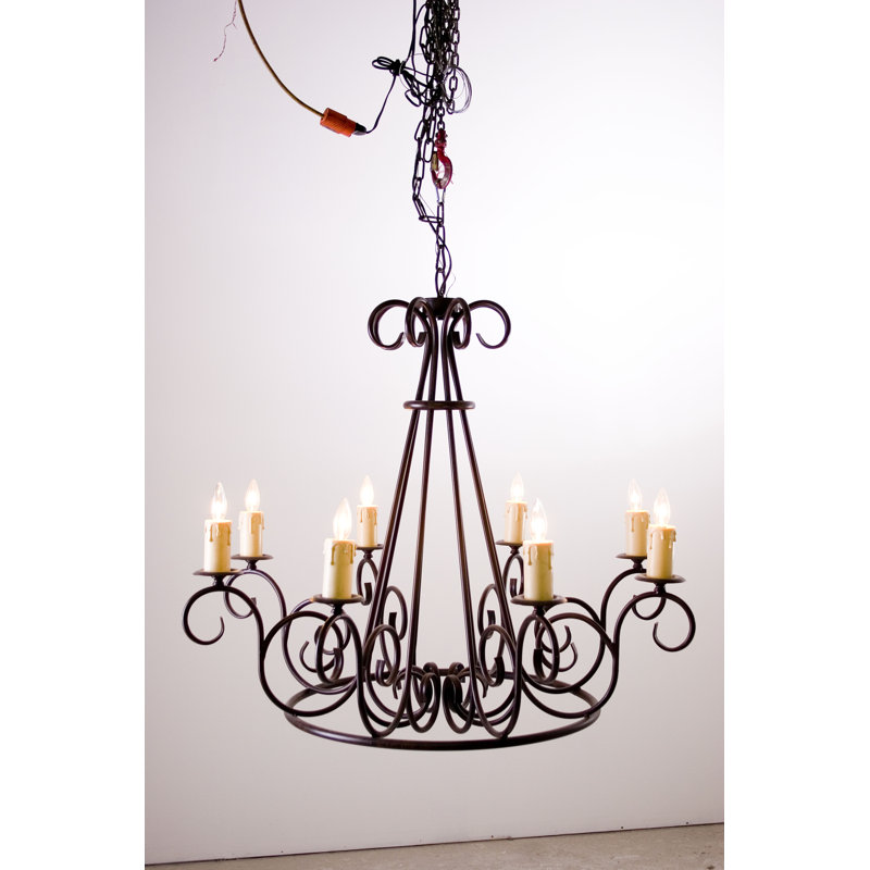 Lustre empire 8 lumières Guesno