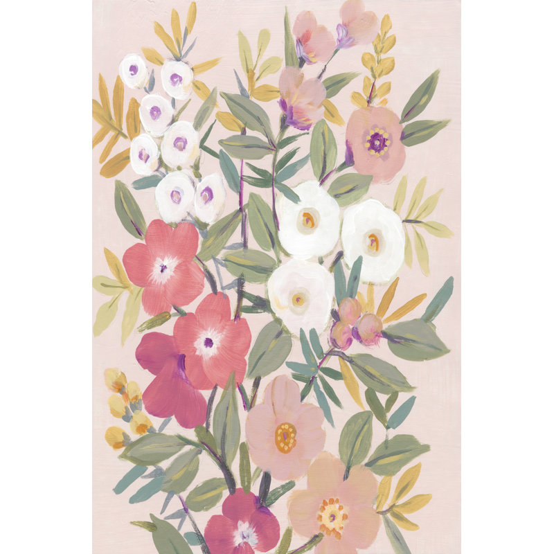 Pretty Pink Floral I by Timothy O' Toole -  Painting, Wrapped Canvas, 122 cm H x 81 cm W