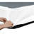 Full Size Mattress Foundation - Textured Fabric, Black Metal Frame Fabric Bedding Frame, Bedroom