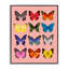 Estampe papillon sur giclée rose encadrée, design par Lish Creative-810173613-810173615