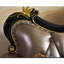Fauteuil en cuir véritable capitonné European-101433081