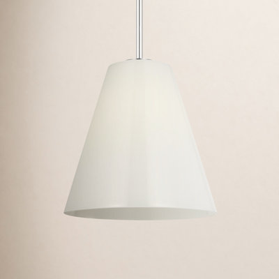 Hayden Dimmable Glass Cone Single Pendant Light