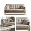 Canapé Living Space 3 places avec tissu imperméable, port de charge USB-167151723