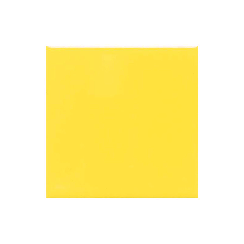 4 1/4" x 4 1/4" Glazed Field Tile in Sunflower