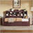 Twin Daybed with Storage Drawers and Headboard Shelving-432841713