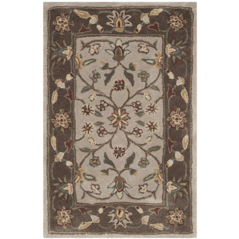 Tapis ivoire / taupe Regner, Rectangle 8 pi x 10 pi