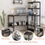43,6 pouces, bureau moderne, grande table d'ordinateur, poste de travail, noir-1925918709
