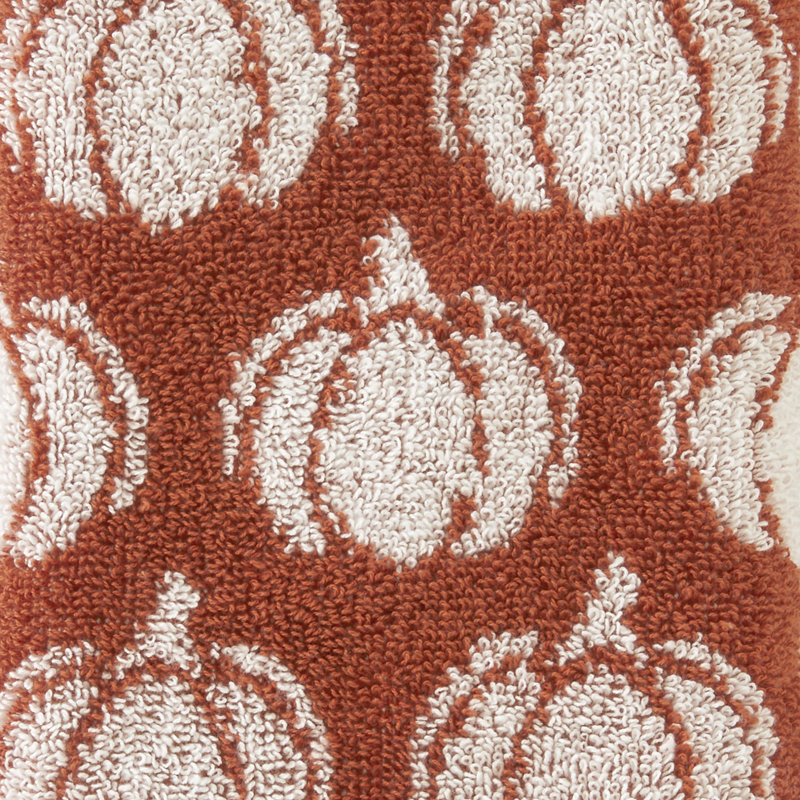 PUMPKIN JACQUARD HAND-ORANGE