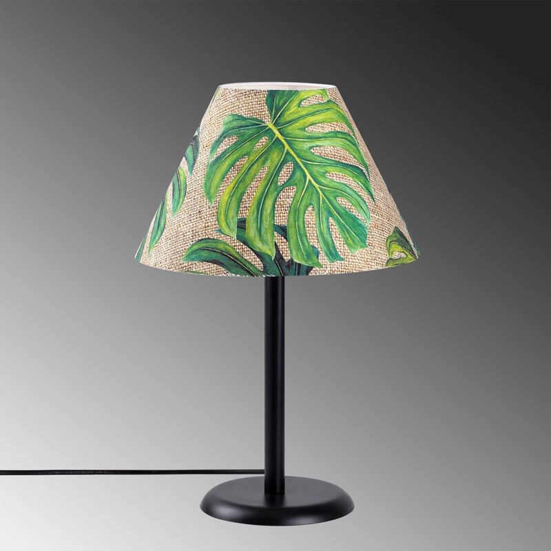 Lampe de table noire 18,11 po Crank