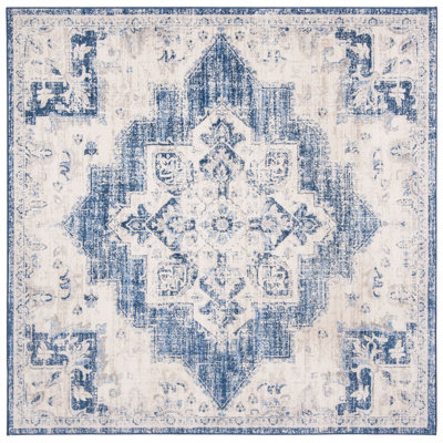 Aurelle Oriental Navy Area Rug