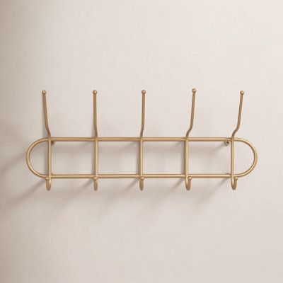 Itzel 5-Hook Metal Coat Rack