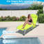 Fauteuil de bronzage 3 en 1 robuste avec trou pour le visage et chaise longue pliante réglable à 5 positions pour bronzer en plein air, sur la terrasse, au bord de la piscine, sur la pelouse, en camping et sur la terrasse-888737679