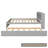 Solid Wood Bookcase Bed-1514734535
