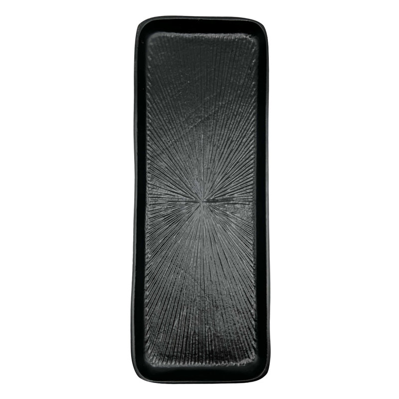 Nellir Tray, 1" H x 14.75" W x 5.5" D, Black