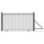 ALEKO® DG18MADSSLAC1500 Barrière d'allée en acier à une glissade de style Madrid 18 'avec ouvre-porte-93987441