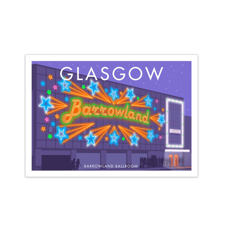 Glasgow Barrowland by Stephen Millership - Print, No Frame, 29.7 cm H x 42 cm W x 1 cm D