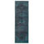 Tapis de couloir vert en laine Aalilah One-of-a-Kind 3 pi 4 po x 10 pi 6 po