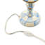 Sky Check Candlestick Lamp