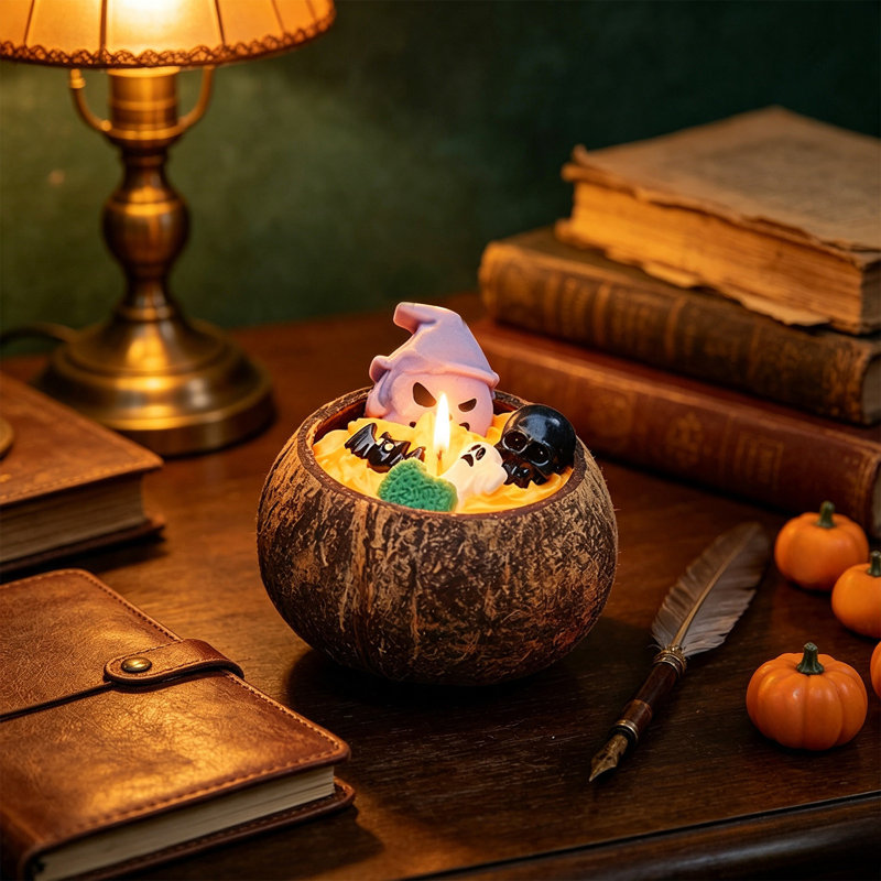 Décorations d'Halloween, Cire d'aromathérapie à basse température, Cire coiffante, Mauve