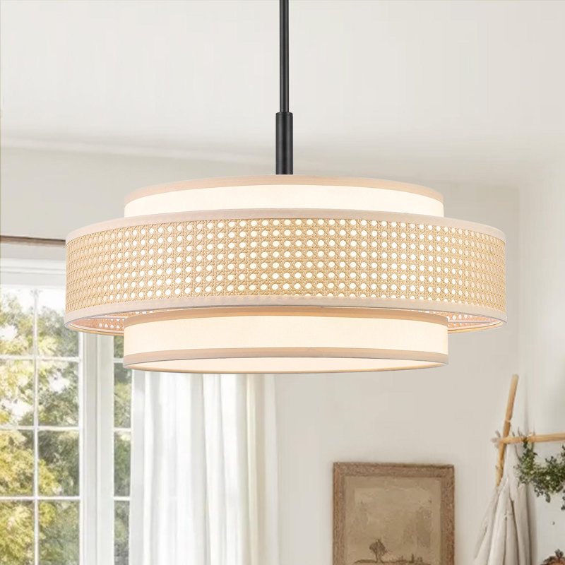 Lustre tambour 5 niveaux à intensité variable
