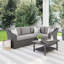 Canapé modulaire d'extérieur en rotin 4 places avec coussins toutes saisons Martha Stewart Bedford-111234077-111234078