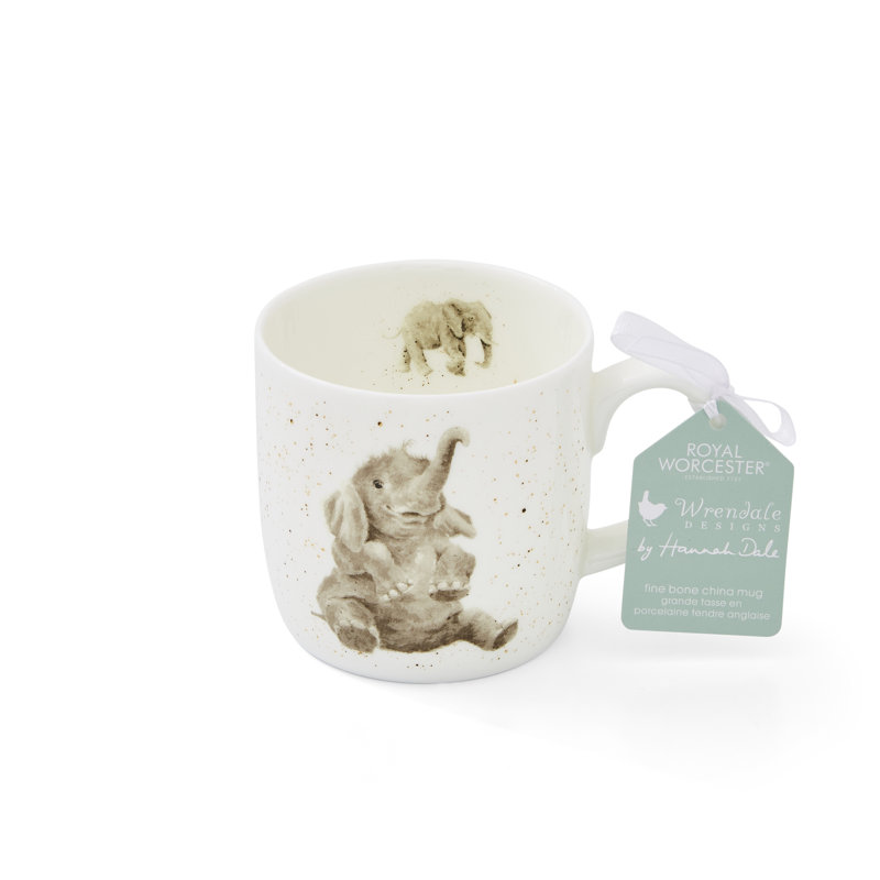 Wrendale Designs, Fine Bone China - Role Model (Elephants) Mug